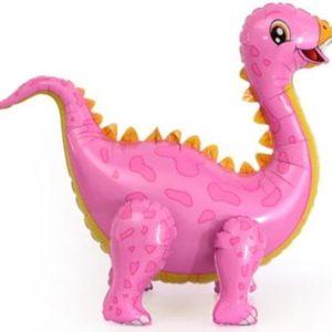 Динозавр Стегозавр, розовый 99см