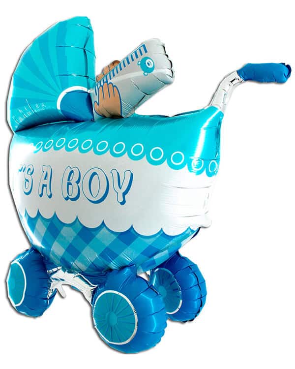 3D Фигура Коляска для мальчика 107 см — изображение 1